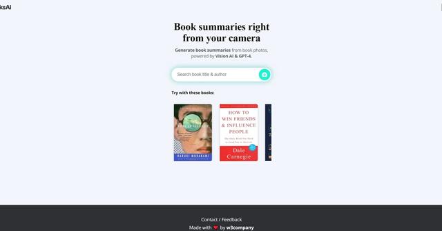 BooksAI - Book summaries right from your camera.