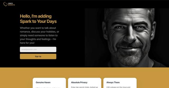 Greynights - Greynights is an AI-powered companion that offers genuine, tailored companionship within your favorite messaging apps.