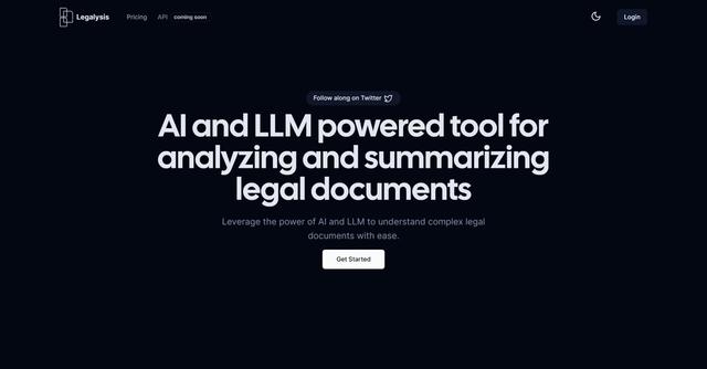 Legalysis - AI and LLM powered tool for analyzing and summarizing legal documents