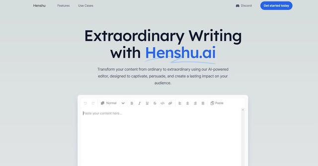 Henshu.ai - Henshu transforms your content into something extraordinary