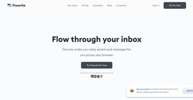 Flowrite - Daily emails and messages generator