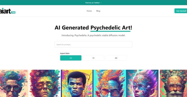 AIArt.fm - AIArt.fm is an online collection of imagery generated by artificial intelligence.