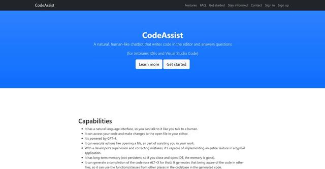 Code Assist - CodeAssist can directly read and write code from/into your editor.