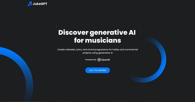 JukeGPT - Discover generative AI  for musicians