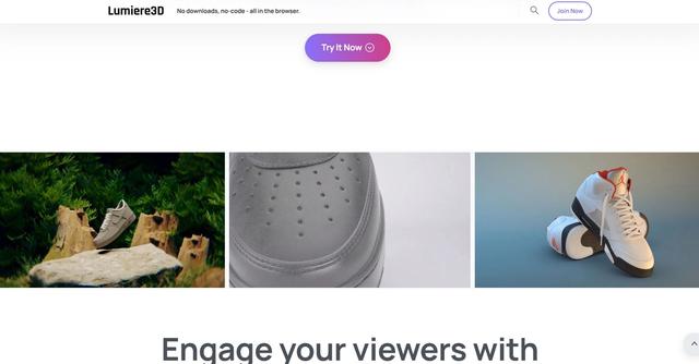 Lumiere 3D - Generate immersive 3D videos for e-commerce and marketing effortlessly.