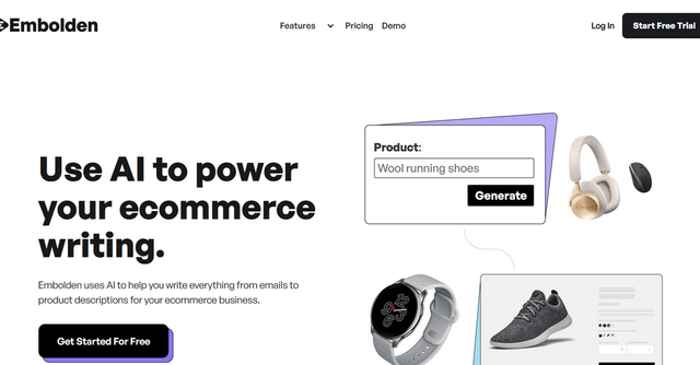 Embolden - AI powered copywriting tool for eccommerce