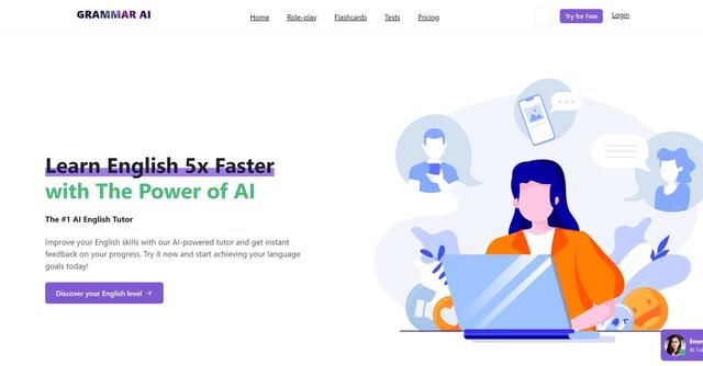 Grammar AI - AI-powered English learning platform for personalized learning experiences