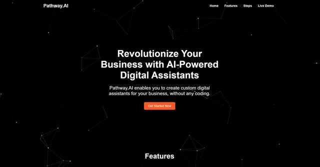 Pathway.AI - Customized digital assistants sans code for business.