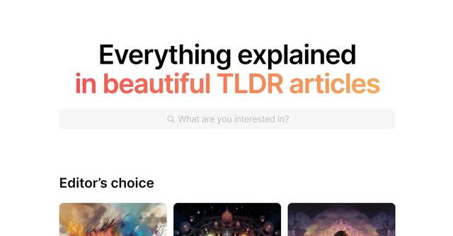 Eightify Explore - Eightify Explore is a tool designed to help users discover unbiased articles on a wide range of captivating topics.