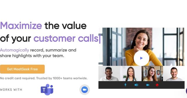 MeetGeek - Maximize the value of meetings by automatically recording and summarizing it