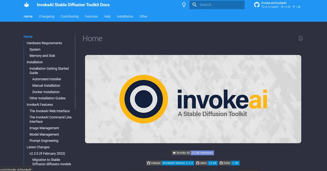 InvokeAI - Stable Diffusion Toolkit