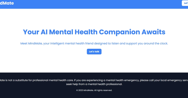 MindMate - Your Personal AI-Powered Mental Health Companion