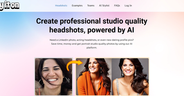 Tryitonai - Create Professional Studio Quality Headshots with AI