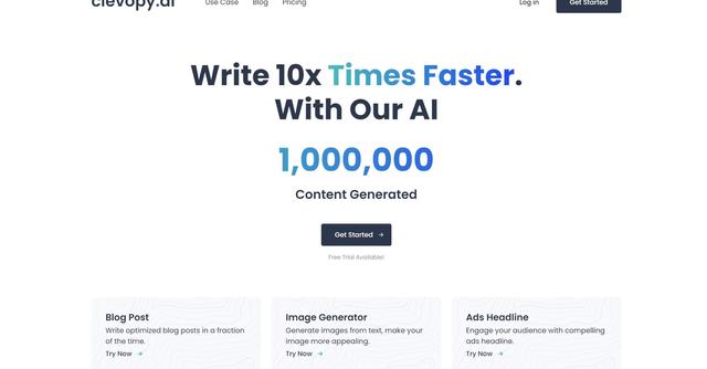 ClevopyAI - Accelerate content creation with an AI-powered marketing copy generator