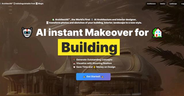 ArchitectAI - ArchitectAI.app is an AI-powered tool that provides the world's first AI architecture and interior designer.