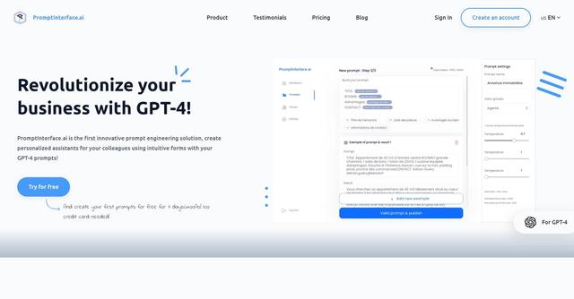 PromptInterface.ai - Create Personalized AI Assistants with Prompt Engineering