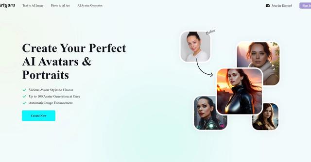 Artguru - Create Your Perfect AI Avatars & Portraits