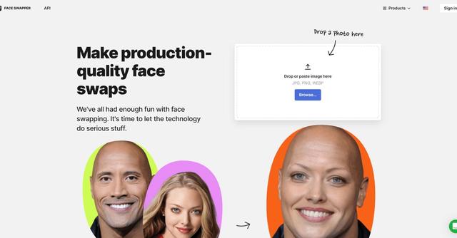 Face Swapper - Face Swapper is a tool that enables users to seamlessly swap faces on photos without compromising image quality.