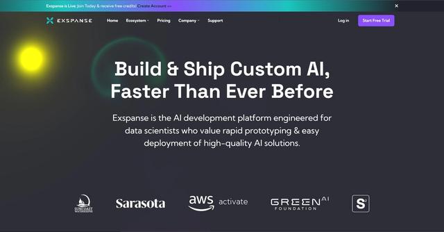 Exspanse - Exspanse AI Base is a platform that empowers machine learning engineers and data scientists to create, train, and deploy models through a user-friendly interface.