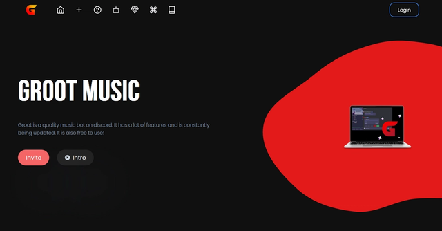 Groot Music - Discord music bot with AI tool