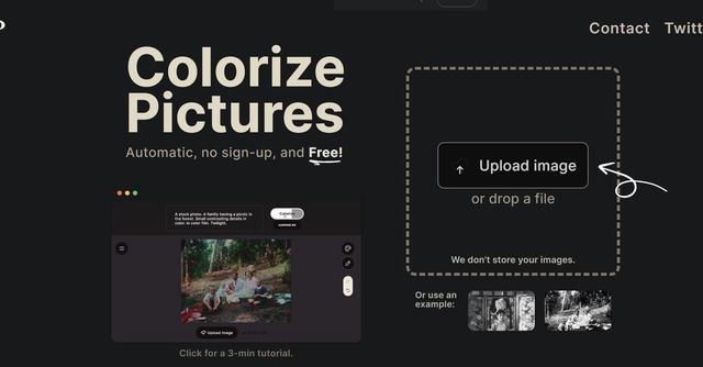 Palette.fm - Colorize B&W pics automatically