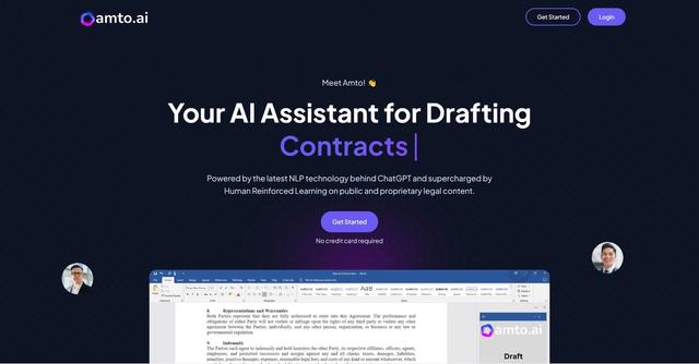 Amto AI - Automated legal docs and research for lawyers.