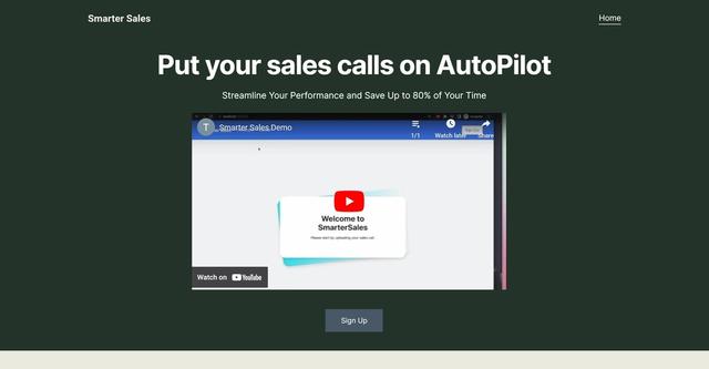 Smartersales - Put your sales calls on AutoPilot