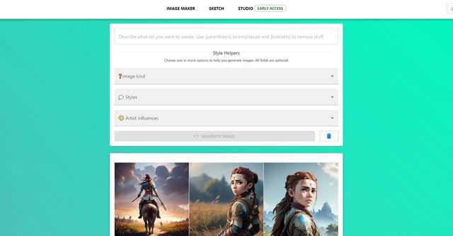 Image Maker - Stable Diffusion Image Generator with 1000+ Artistic Styles