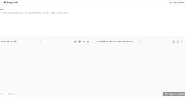 AI Vercel Playground - AI Playground by Vercel Labs is a web-based tool for comparing, tuning, and playing with the latest AI language models.