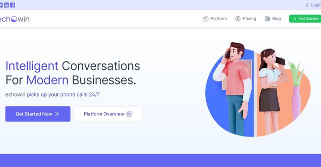 echowin - Automate incoming calls with AI