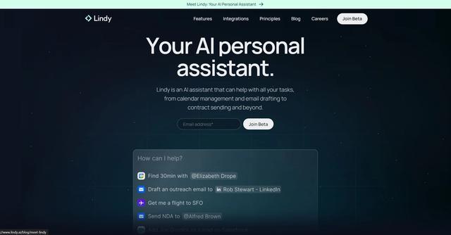 Lindy.ai - Automated task management for calendar & email.