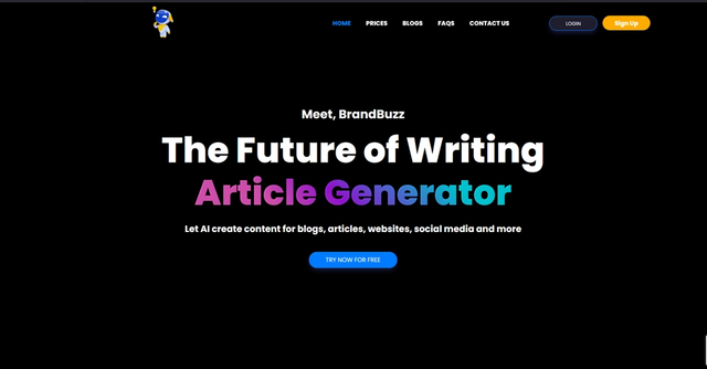 Brand Buzz - AI content generator for blogs, articles, websites, social media .