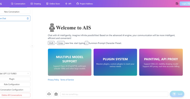 AIS Ninja - AIS Ninja is a cutting-edge chat platform that unleashes the power of context-aware responses, diverse model integration, and creative expression through Painting with DALL.E2.