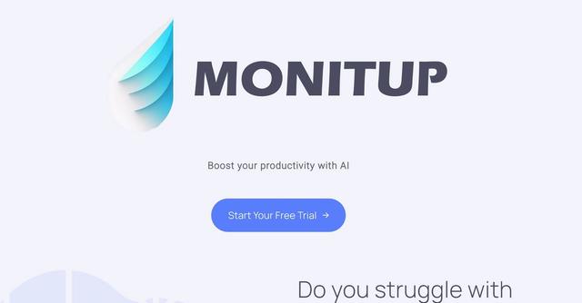 MonitUp - Boost productivity with AI-driven suggestions and monitoring
