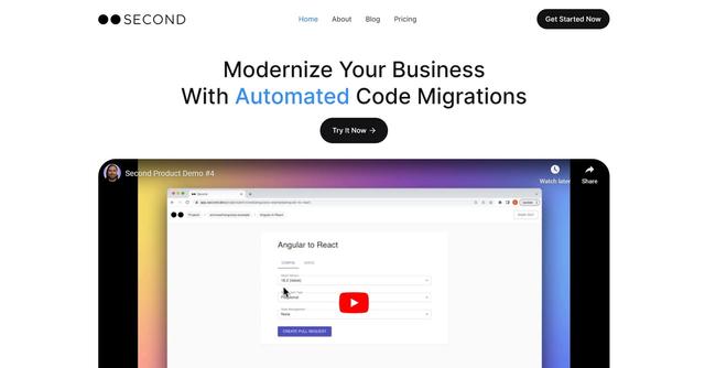 Second.dev - Second.dev is a developer platform powered by AI that enables fast web application development by leveraging developer bots.