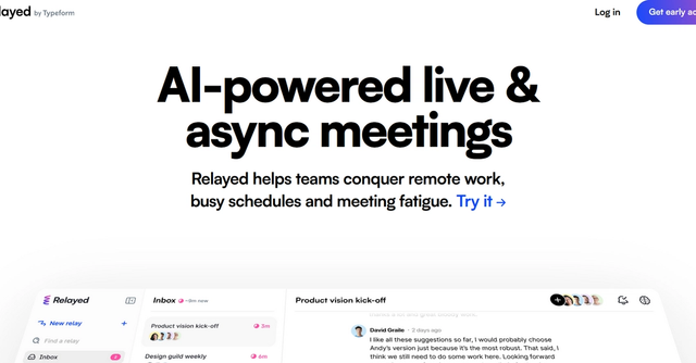Relayed - AI-powered video conferencing tool