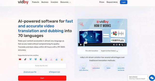 Vidby - AI-powered video translation and voice-over