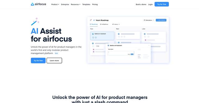 AI Assist by airfocus - Assistant for writing product documents.