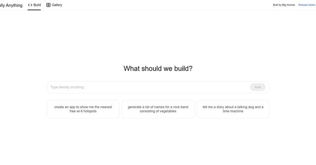 Literally Anything - Create apps, games, and more with Literally Anything, the AI-powered browser-based builder