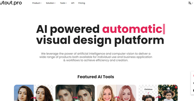 Cutout Pro - Enhance images and videos with AI-driven tools using Cutout Pro.