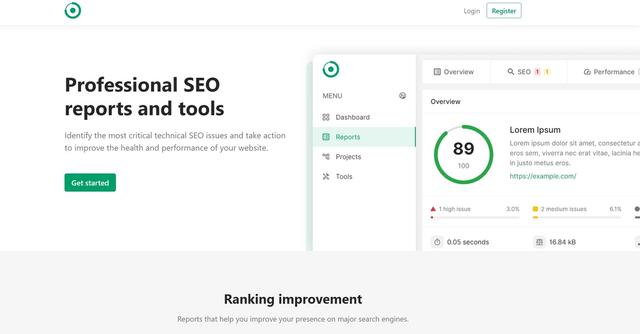 SeoTools  - Improve website health and performance with SEO reports and tools.