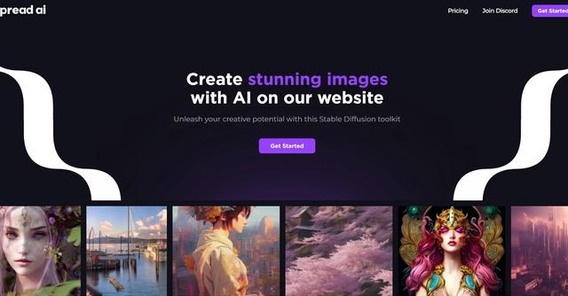 Spread AI - Customizable image generation with guided manipulation.