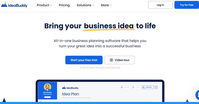 Ideabuddy - Launch your business with our easy-to-use planning software.