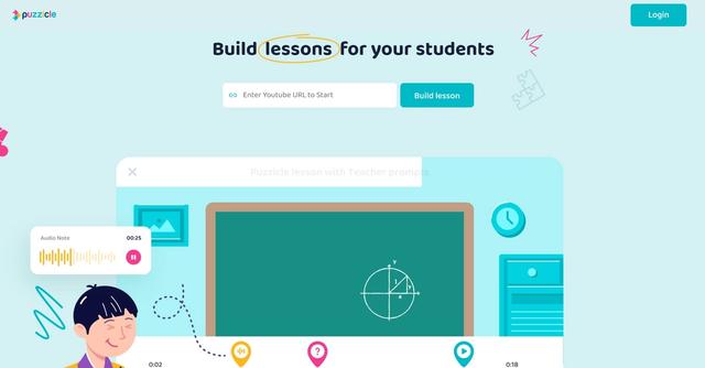 Puzzicle - Build lessons for your students