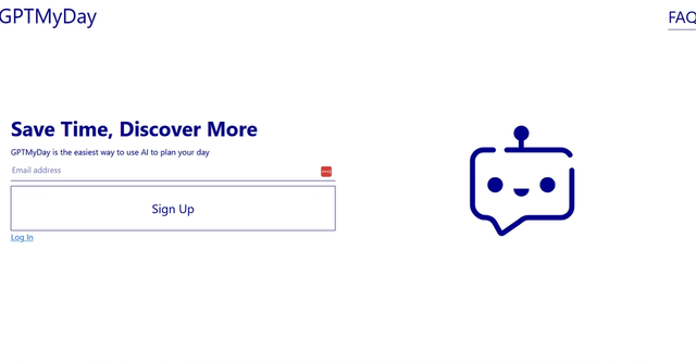 GPTMyDay - GPTMyDay is an AI-powered daily planner designed to help users plan their day effectively.