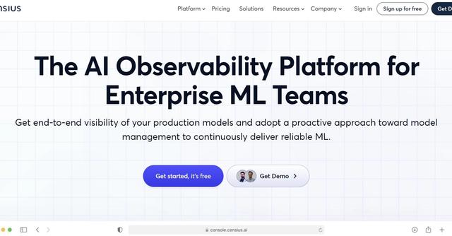 Censius - Observability Platform helps organizations confidently deploy ML models