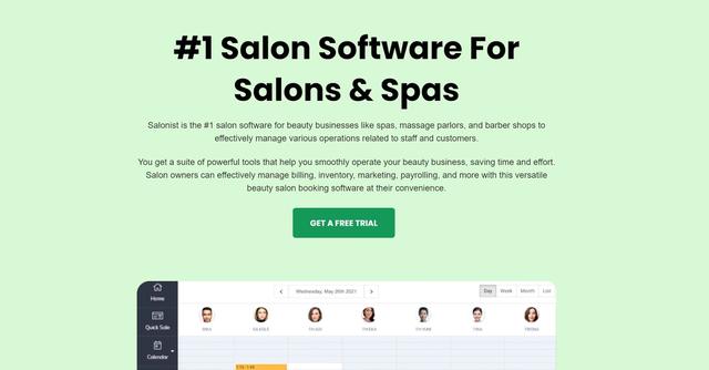 Salonist - Salonist is a cloud-based salon and spa management software for beauty and wellness businesses.