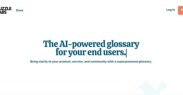 Puzzle - AI-powered glossary for product, service, & community clarity.