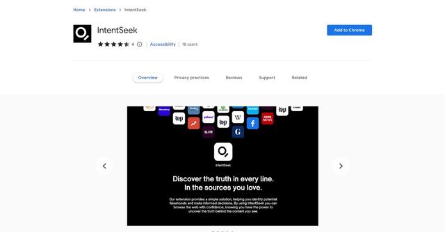 IntentSeek - IntentSeek is a Chrome extension designed to enhance the browsing experience of users by allowing them to interact with textual content in an advanced and efficient way.