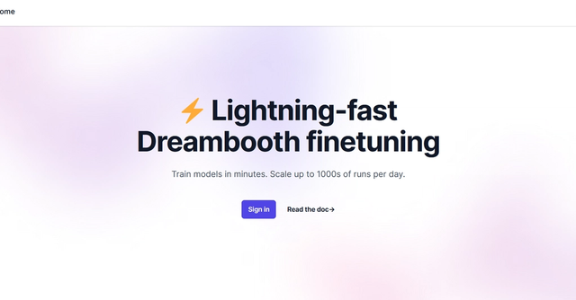 Dreamlook.ai - Lightning-fast Dreambooth finetuning